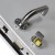 Lock, Handle & Key Set c/w Thumb Turn Inside,  Key Lock Exterior + 3 Keys + Handle
